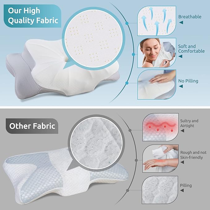 Instant Relief 2-in-1 Memory Foam Neck Pillow